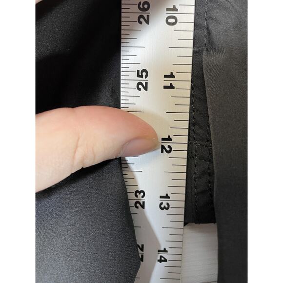 VTRYA Shorts Mens Large Black Green Athletic Drawstring Zip Pockets Stretch - Picture 3 of 10